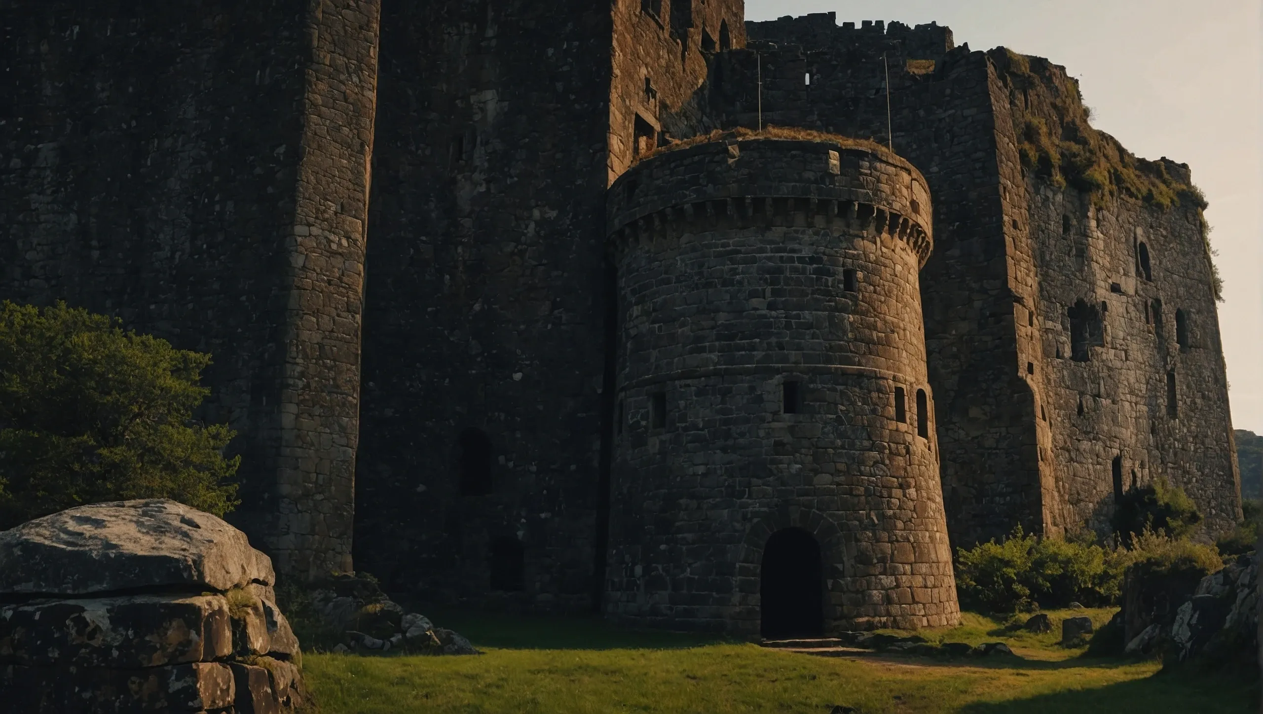 Castle fortress background